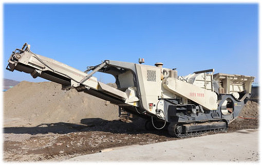 吉縣履帶式反擊移動破碎站