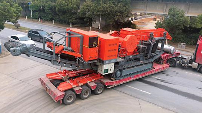 履帶式鄂破移動破碎站