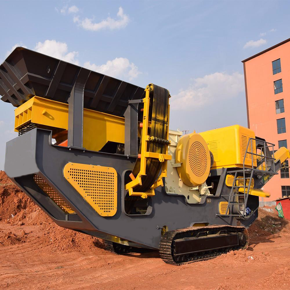 履帶式篩分移動(dòng)破碎站