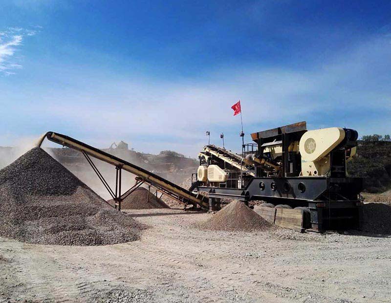 移動破碎站制沙生產線